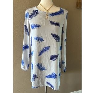 Rory Beca feather print dress